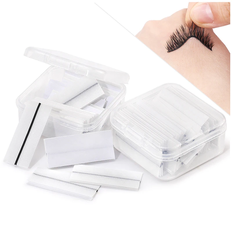 40 Pcs/Box Reusable Self-Adhesive Glue-Free Eyelash Glue Strip False Eyelashes Makeup Tools No Glue eyelashes Hypoallergenic