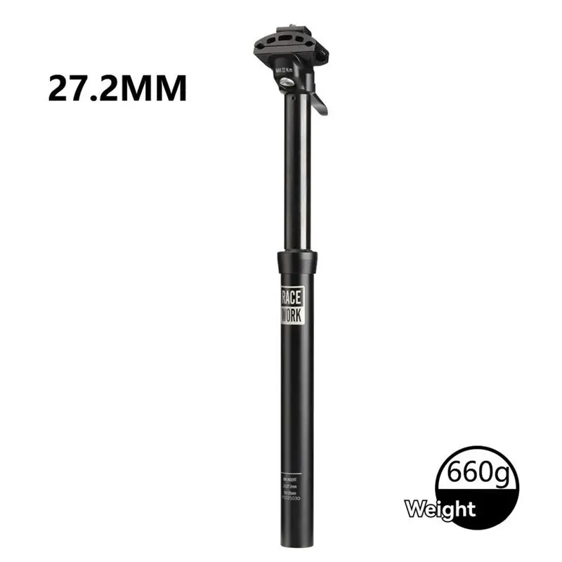 AEF5-Telescopic Bike Seat Post 27.2Mm Saddle Seatpost Bicycle Adjustable Seats Saddle Seatpost Dropper Seatpost