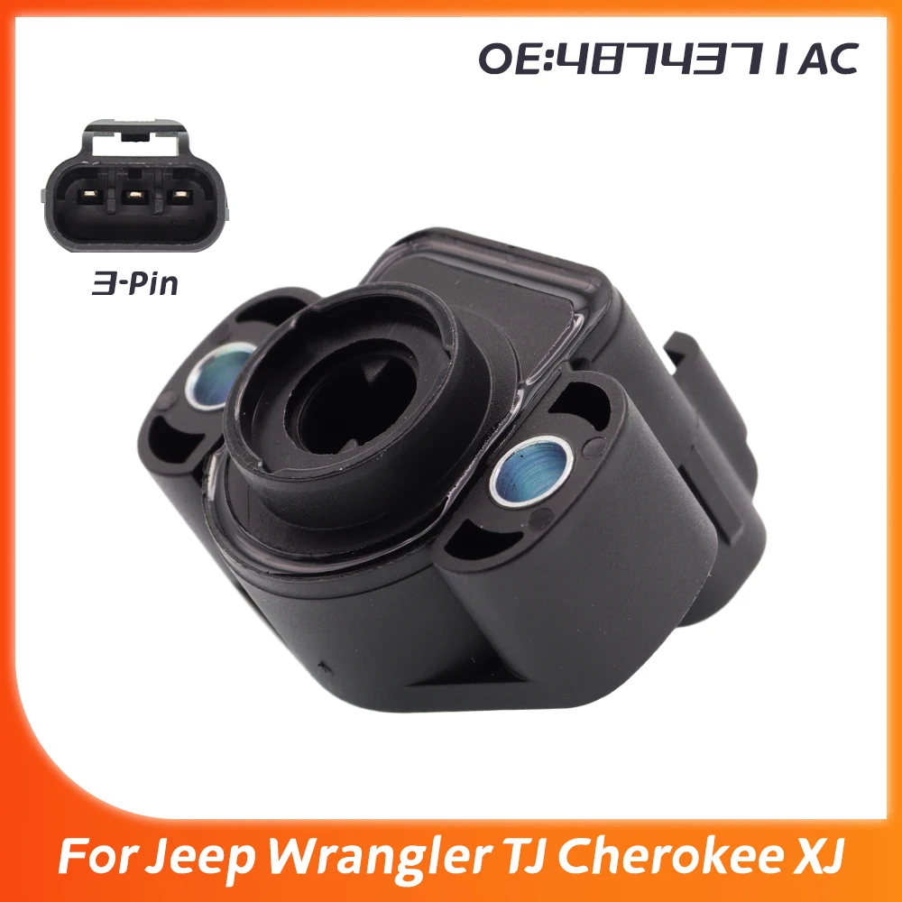 4874371AC TPS Throttle Position Sensor for Jeep Wrangler TJ Cherokee XJ Dodge Dakota Viper 4874371
