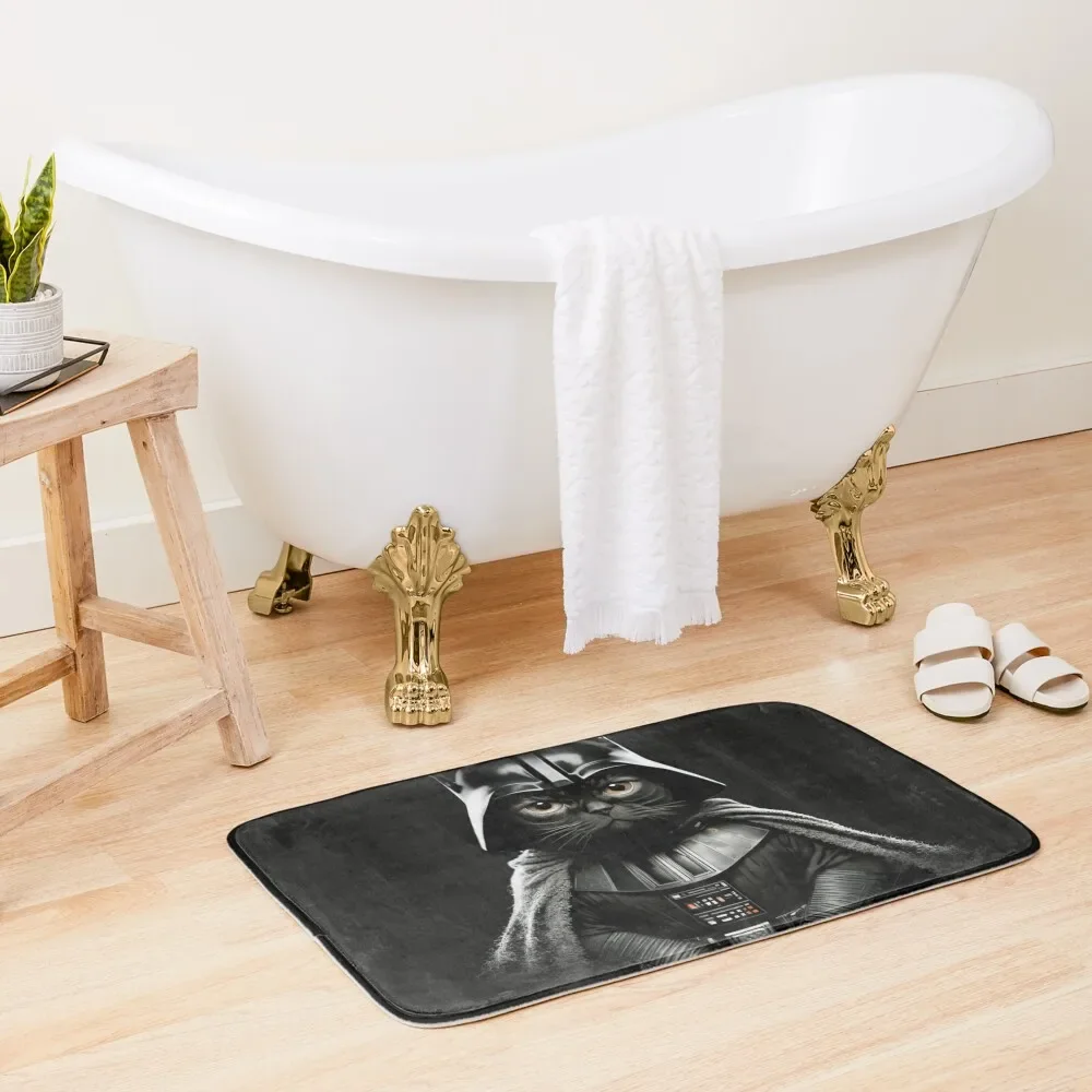 Cat Vader, somewhere in the galaxy.. Bath Mat Accessories For Shower And Services Carpet Bathroom Anti-Slip Bathtub Mat