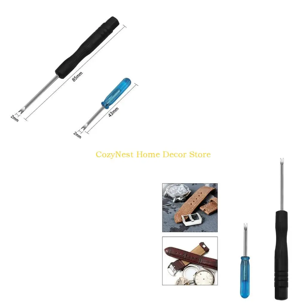 

92MF Инструмент для ремонта часов Инструмент для снятия ремешка с пластиковой ручкой и стальным лезвием, быстроразъемный для