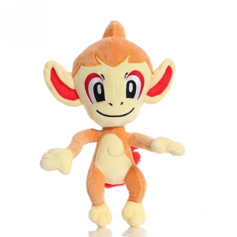 Pokemon Chimchar Plush Pikachu Stuffed Animal Doll   Kawaii Room Decor Anime Toys Hobbies Collections plushies Gift For Kids