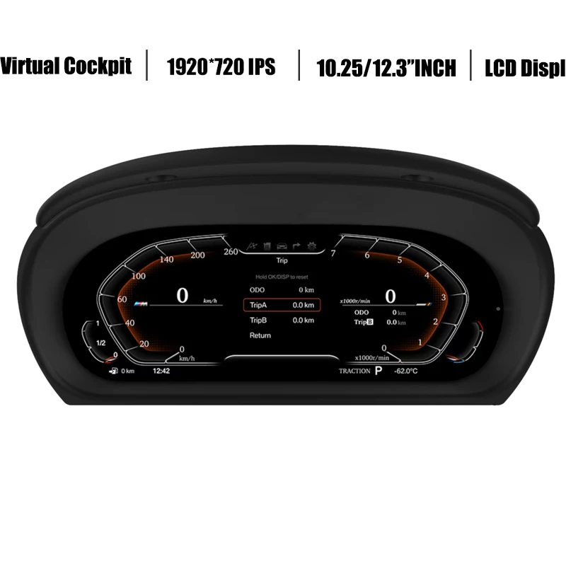 11''Inch Digital Virtual Cockpit Instrument Cluster For BMW 3 series E90 E91 E92 E93 2005-2012 Display LCD Dashboard Panel ODO