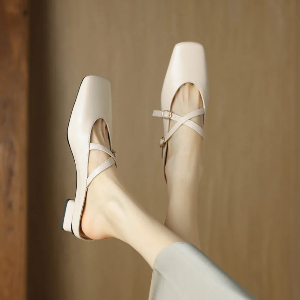 

Весенне-летние модные тапочки на плоской подошве, женская сумка с головкой M ü ller, прогулочная обувь на пляже, женские сандалии, мюли, женская обувь