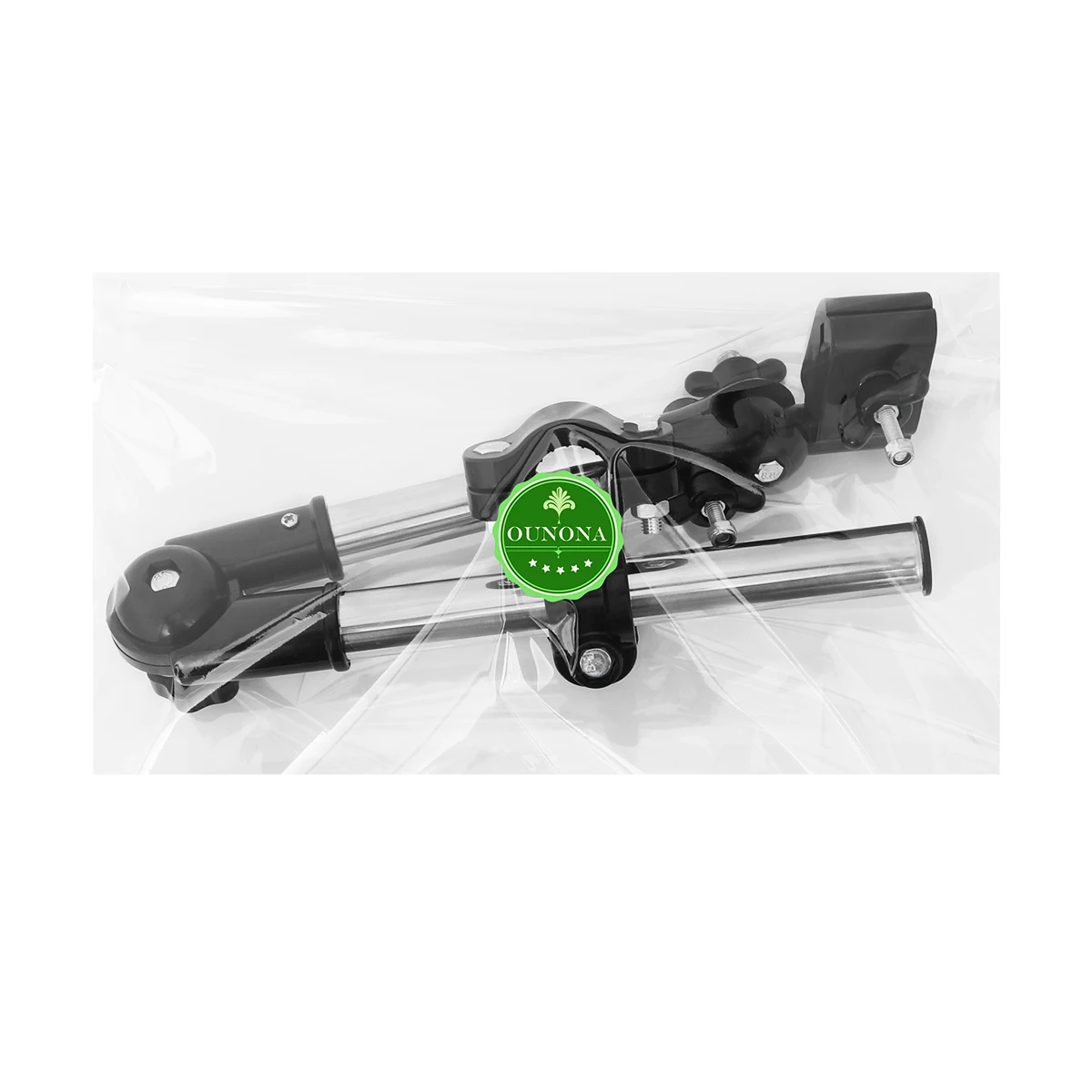 

Bicycle Umbrella Stand Bracket Holder Clamp Attachment Bar Adjustable Mount Stroller Wheelchair Durable Premium Material Easy