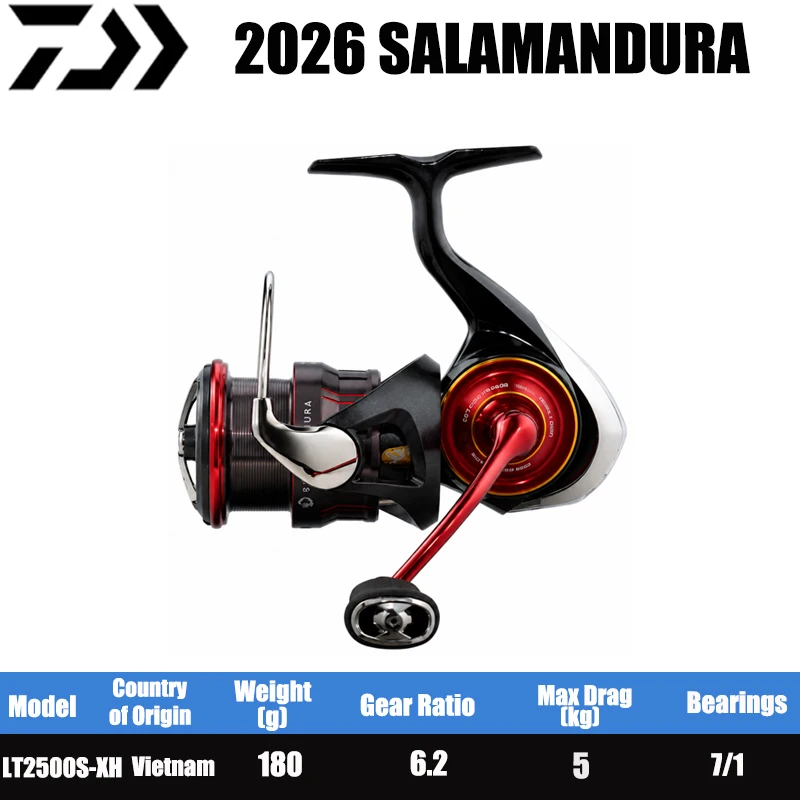 DAIWA 2026 SALAMANDURA 2000 2500 3000 Fishing Spinning Reel