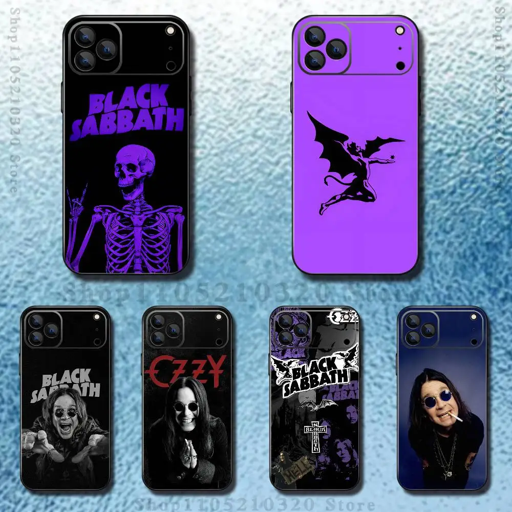 

O-Ozzy O-Osbourne Phone Case For iPhone 17,16,15,14,13,12,11 ,Pro Max,XS,X,XR,SE,Mini,8,7,Soft Silicone Black Cover