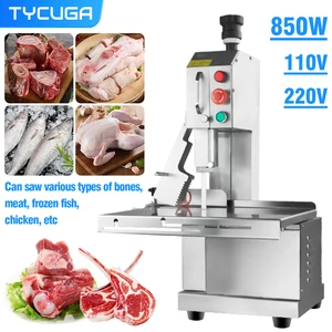 Scheibenknochen elektrisches Fleisch, Schneidemaschine, Hubschrauberküche, Nahrungsnetz, gefrorener Fischsägenschneider, Desktop -Supermarkt, 850W 12 Hauptverkaufskürzung Fleischelekto - №8