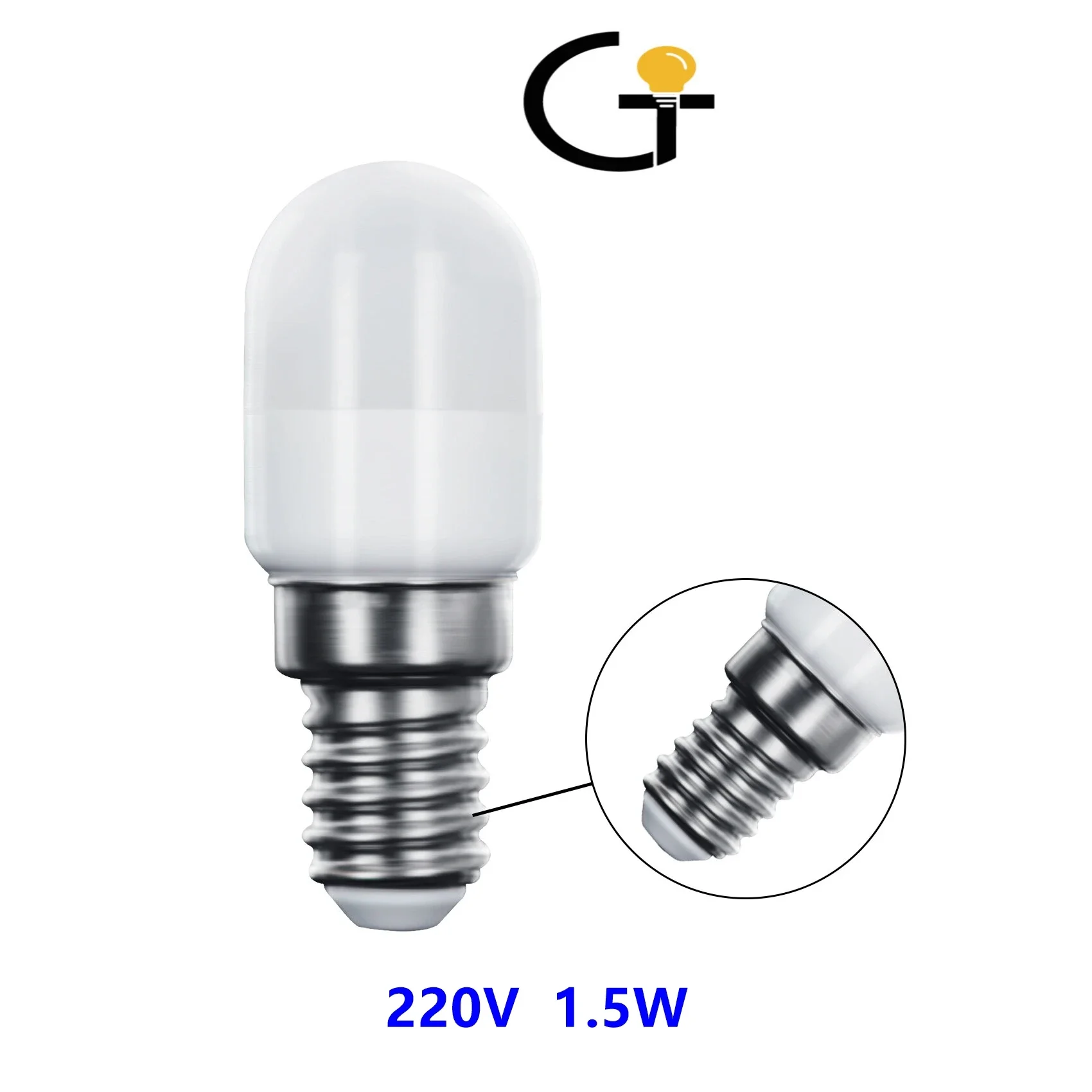 

E14 1.5w AC220v Mini Refrigerator Led Lamp Light Smd 2835 3000K-6000K Suitable for refrigerator, range hood, household machine