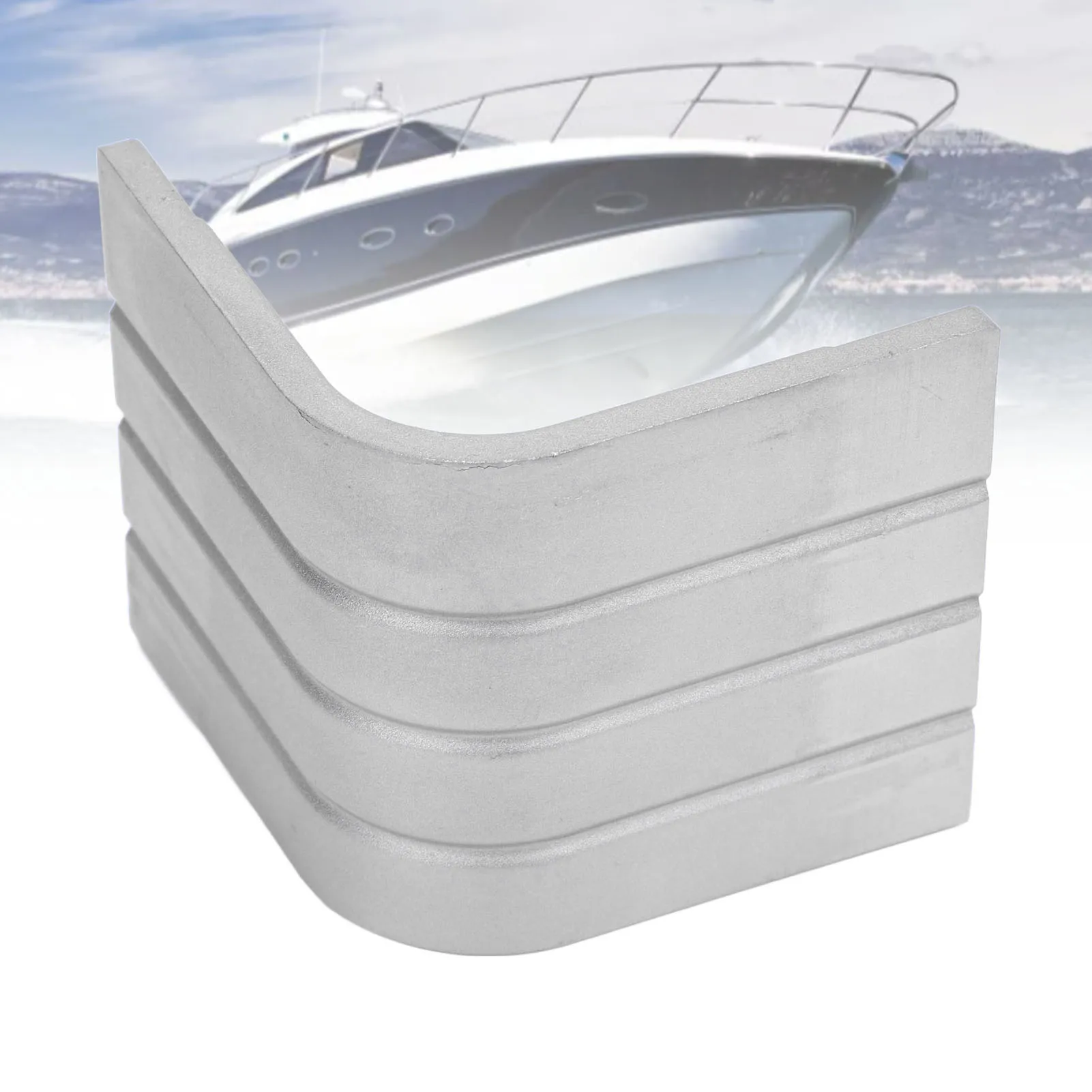 2 Stücke Bootsdeck Eckkappe Ponton Boot Heavy Duty Schutz Marine Hardware Zubehör Für 90 Grad Abgerundete Ecken