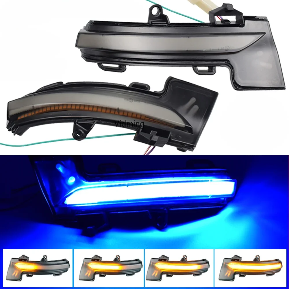 

2Pcs Dynamic LED Turn Signal Light For Skoda Octavia 3 Mk3 III A7 5E Volkswagen T-roc Troc T-Cross 2014 2015 2017 2018 2019 2020