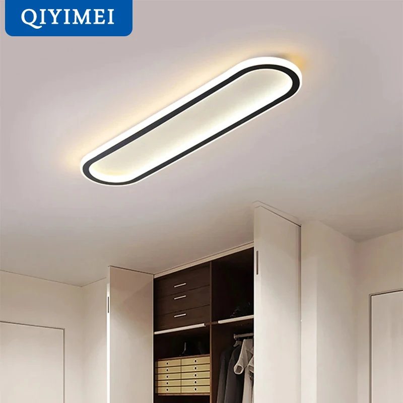 Modern LED Strip Ceiling Lights Indoor Lighting For Bedroom Sturdy Corridor Hallway Porch Living Room Lamps HOME Luster Decorate