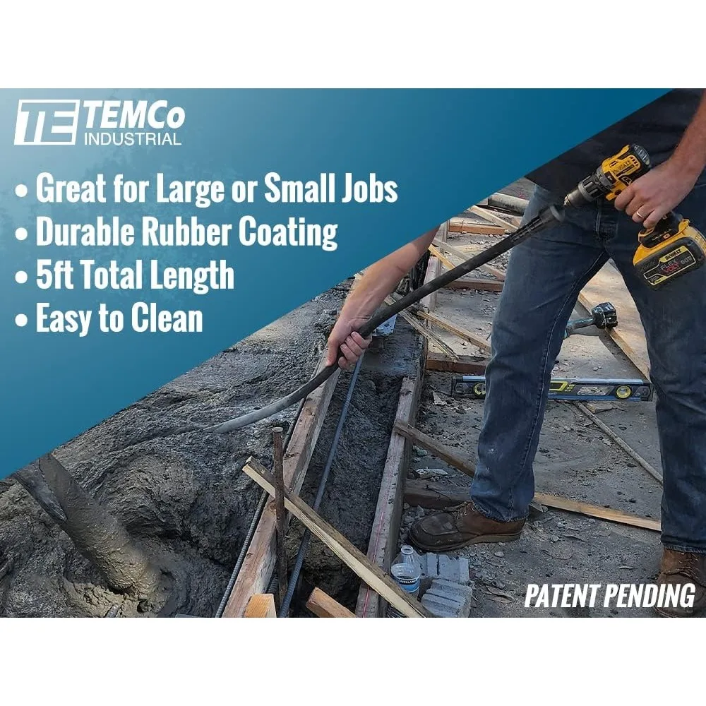 أداة تهتز الخرسانة اللاسلكية، هزاز الخرسانة الذي يعمل بالثقاب