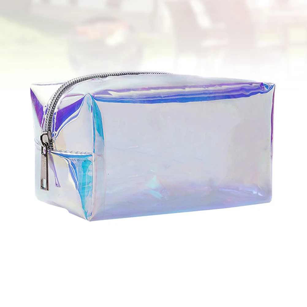 حقيبة ذات سعة كبيرة، منظم مكياج محمول، مستلزمات السفر، تخزين خفيف الوزن للاستخدام الخارجي