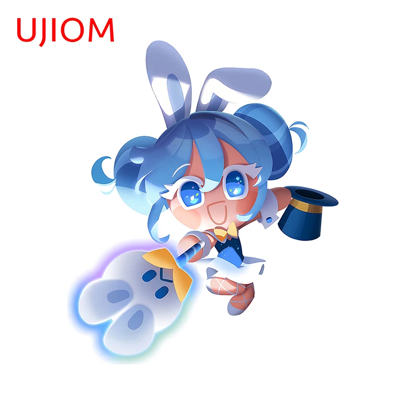 UJIOM For Cookie Run Cream Soda Cookie Wall Stickers Creative Adorable Cartoon Decal Fashionable Kids Bedroom Room Wallpapers