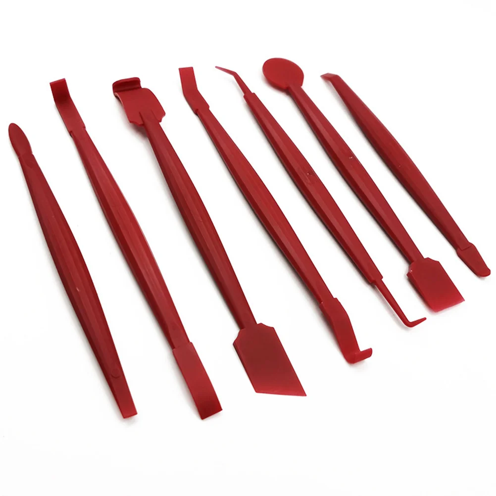 Zestaw narzędzi do folii samochodowej, 7 sztuk, rakla do nakładania folii przyciemniającej szyby, narzędzia do instalacji naklejek na samochód.