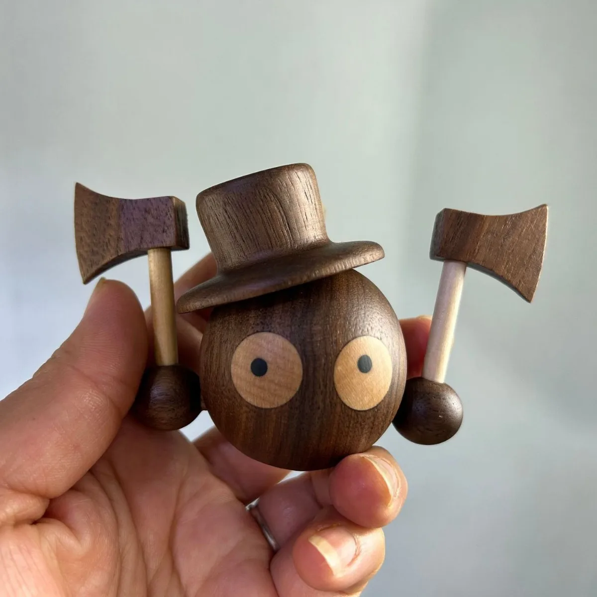 Cute Coal Ball Desktop Decompression, Decorative Handicrafts Ornaments Can Be Used As Refrigerator Stickers