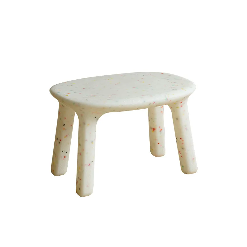 Environmentally friendly plastic early education table baby backrest table and chairs