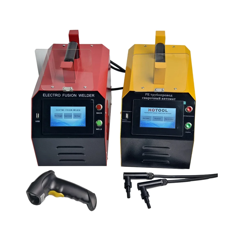 20mm 800mm HDPE Pipe Electrofusion Welding Machine 17KW Thermofusion Machine with ALU. Box Wireless Scanner