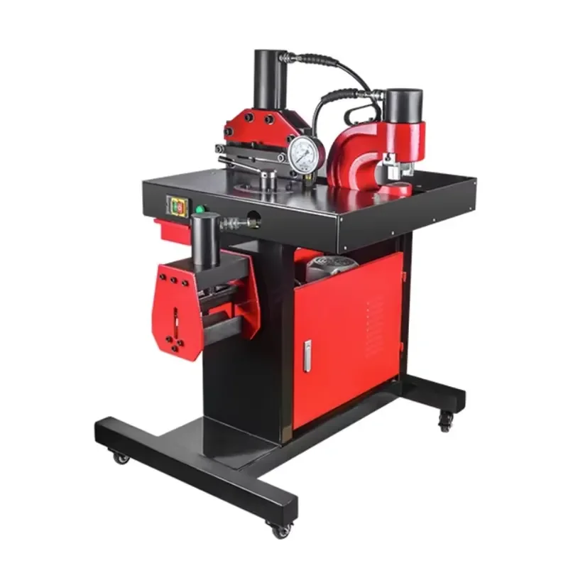 for Mobile DHY-200 Combination Busbar Bending Cutting and Punching Machine 3 In1 Busbar Processing Machine