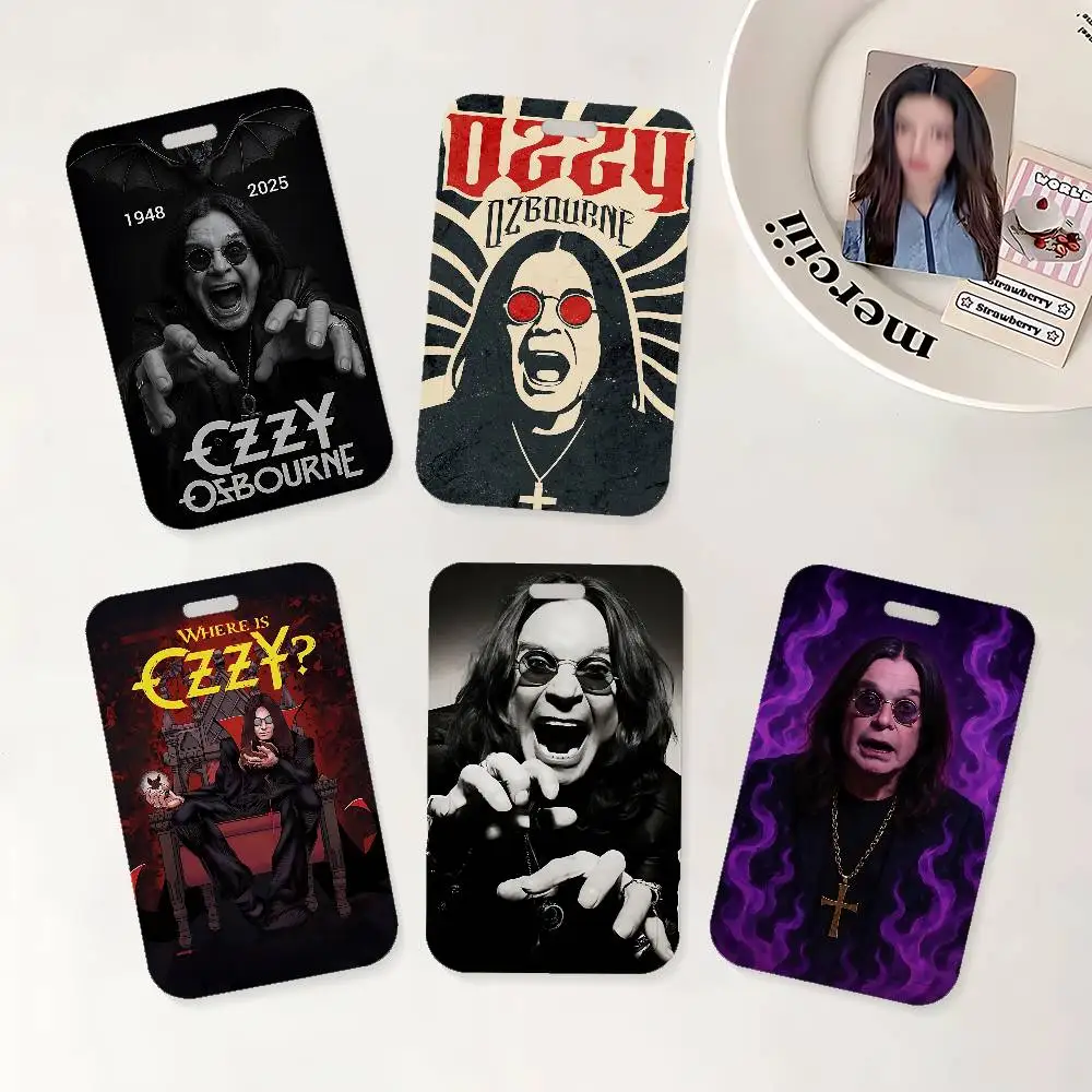 Singer O-Ozzy O-Osbourne ID Badge Holder With Lanyard Neck Strap For Office School Name Card Credentials Case