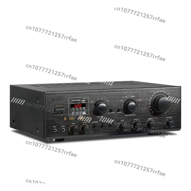 Household high fidelity amplifier with high power professional subwoofer, BT KTV stage sound amplifier