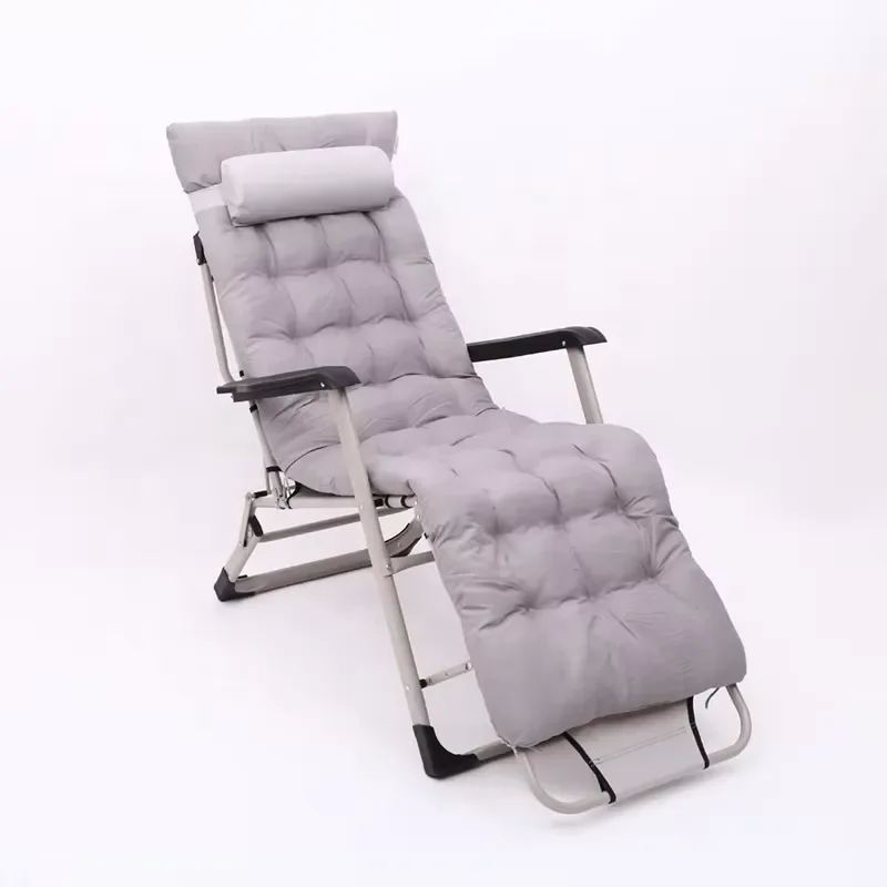 for Custom Durable Lightweight Aluminum Camping Lounge Bed Modern Portable Outdoor Furniture Garden Chair for Hotel School