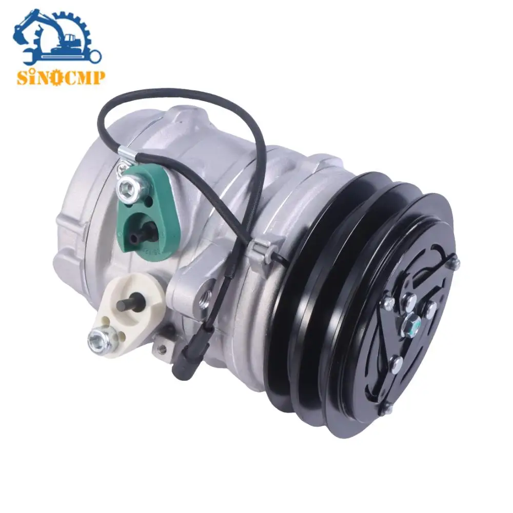 

New SP10 2PK AC Compressor 717638 46443509 46469764 720975 TSP0155259 for Kioti Kubota Landini Massey Zetor Tractor