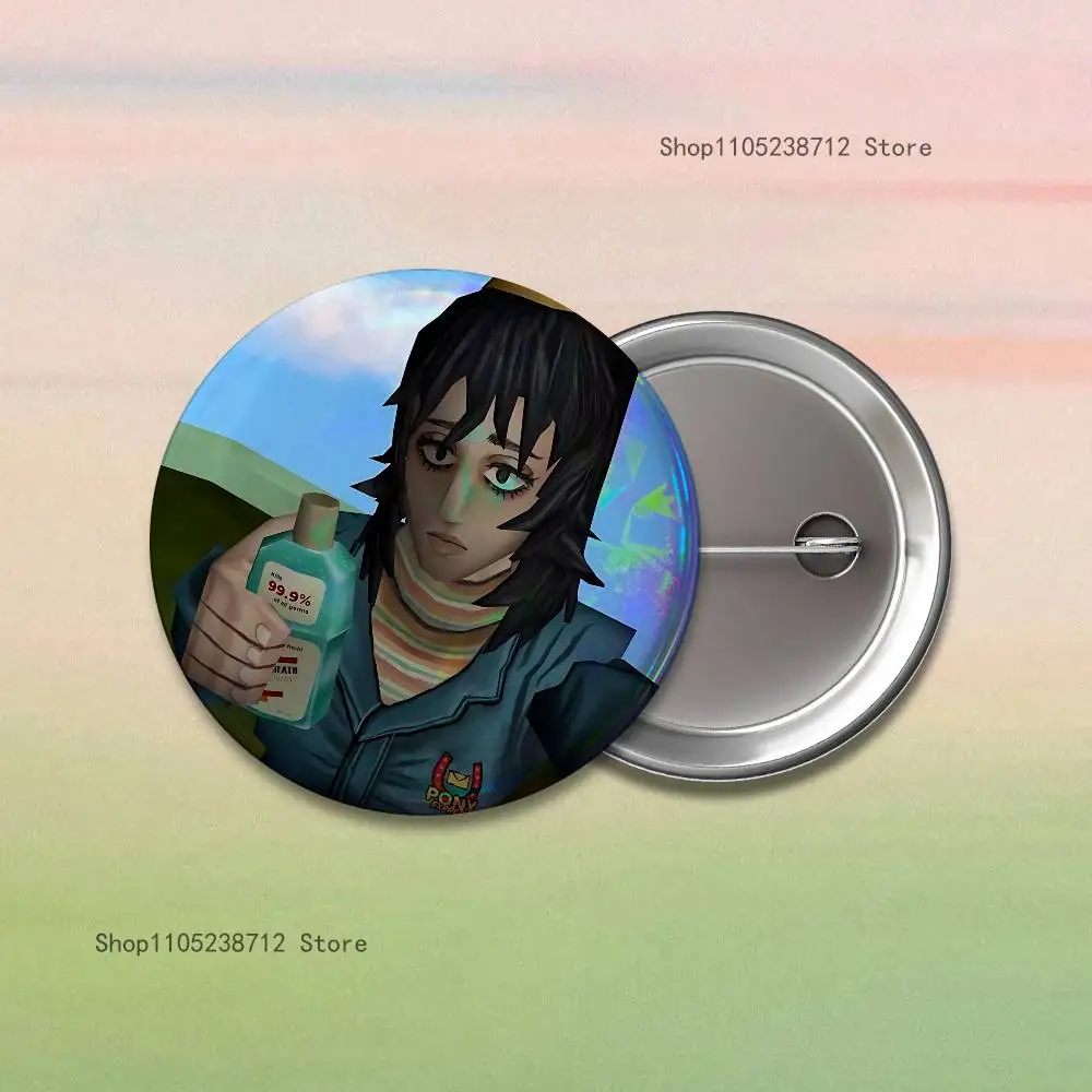 Horror Game M-Mouthwashings-S Pins Backpack Clothes Jewelry Accessories Cartoon Round Brooch Button Badge Fans Collection Gifts