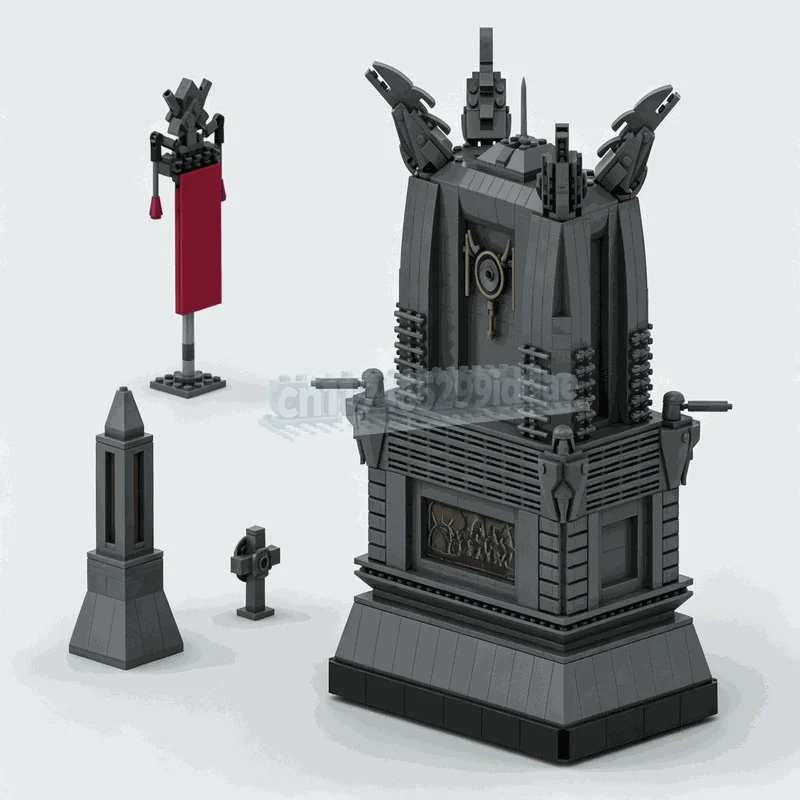 1553PCS Iron Legion Cenotaph Monument MOC Building Blocks Model Custom Puzzle Architecture DIY Creative Assembly Collection Toy