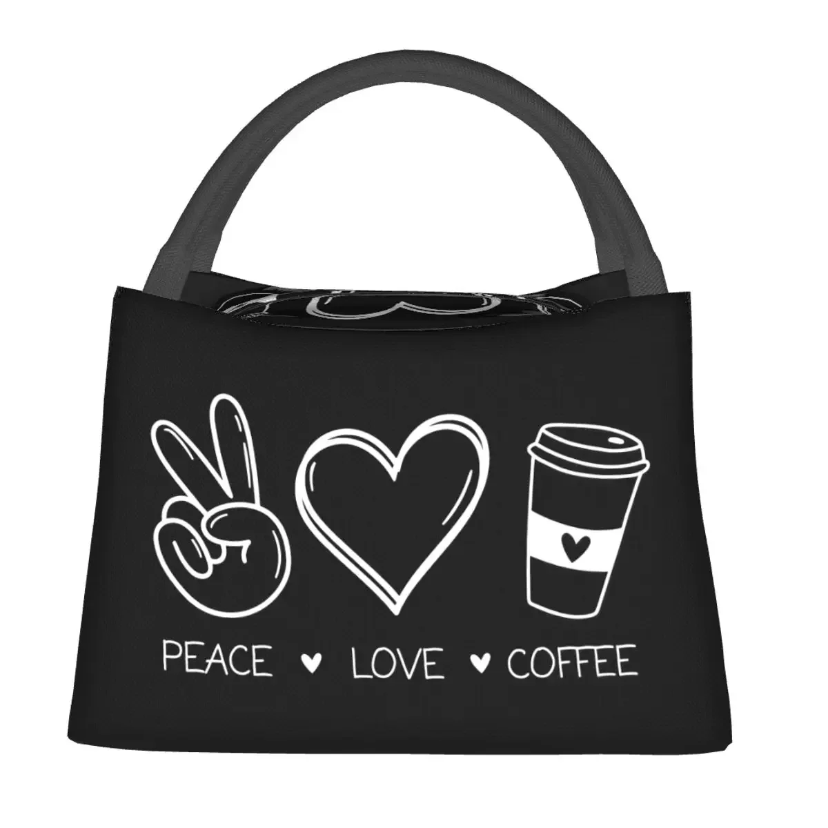 

Simple Illustration Lunch Bag Graffiti Office Lunch Box For Child Fun Print Thermal Lunch Bags Oxford Cooler Bag