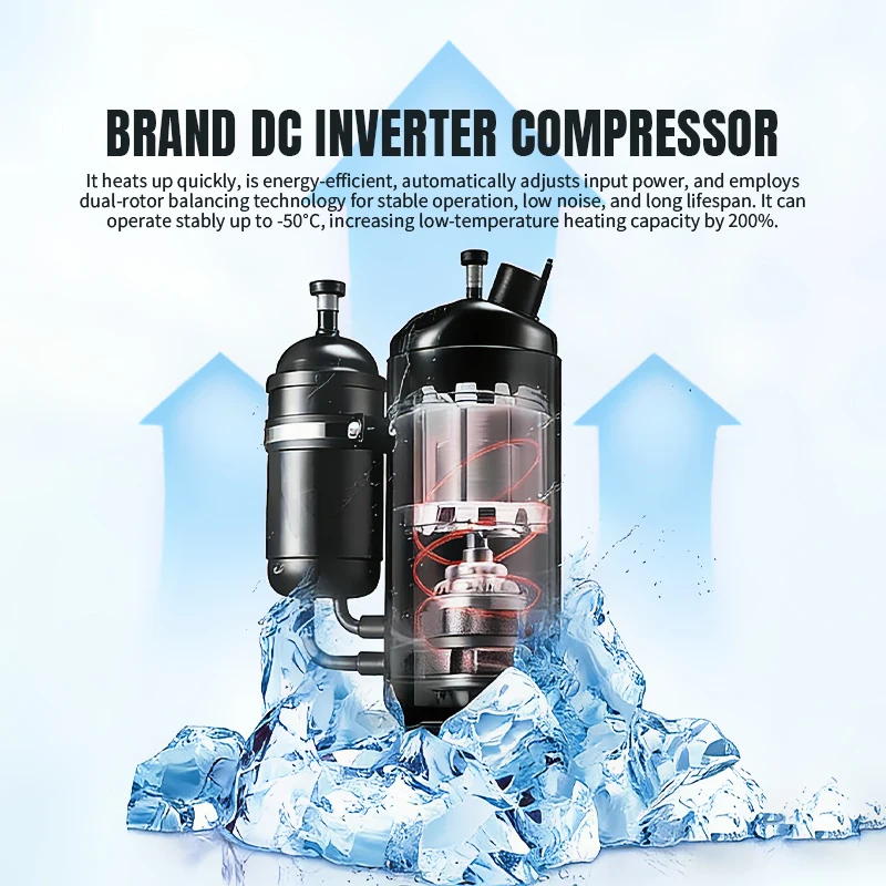 11 KW R32 Water to Water DC Inverter Heat Pump Ground Source Heat Pump Water Heater