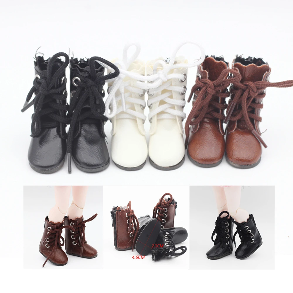 30cm BJD Doll Fashion Medium Boots Shoes for 1/6 Barbie Blyth MH CD FR SD Kurhn Clothes Set Dollhouse Accessories Toys  Girl