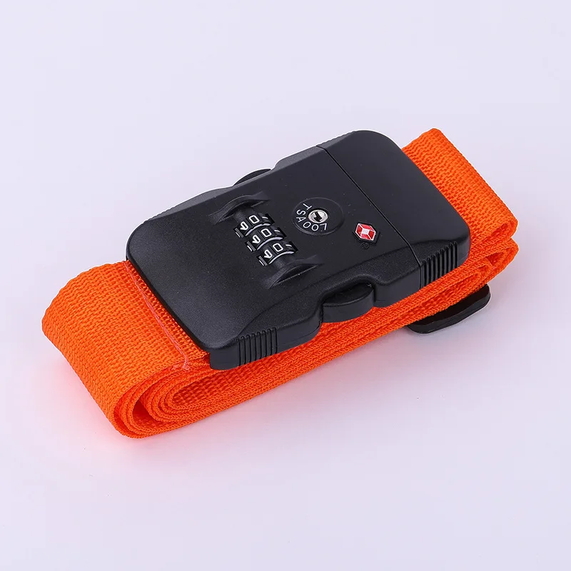 Tsa Wachtwoord Douane Slot Bagage Cross Riem Verstelbare Reizen Koffer Band Bagage Koffer Touw 2M Bandjes Reizen Accessoires