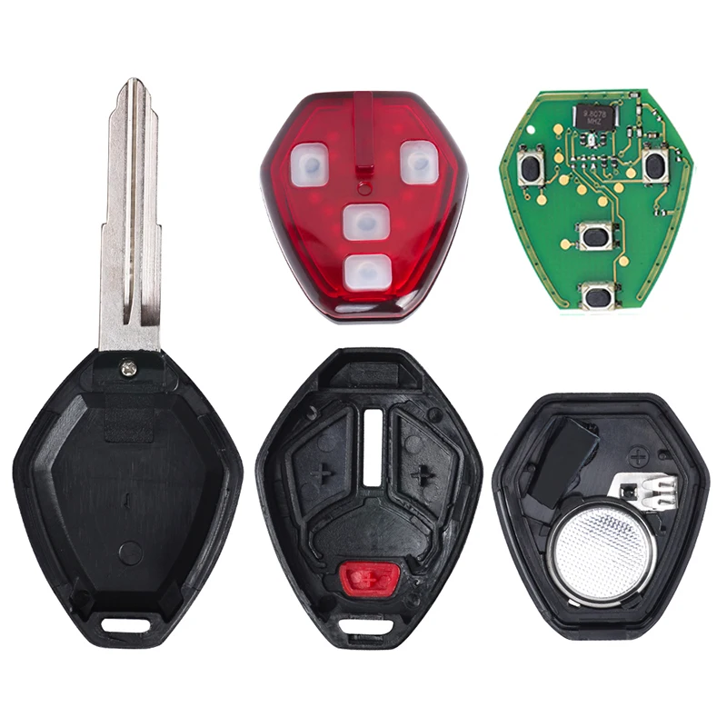 KEYECU 313.8MHz ID46 Chip OUCG8D-620M-A Remote Car Key Fob for Mitsubishi Eclipse Galant Endeavor 2006-2012