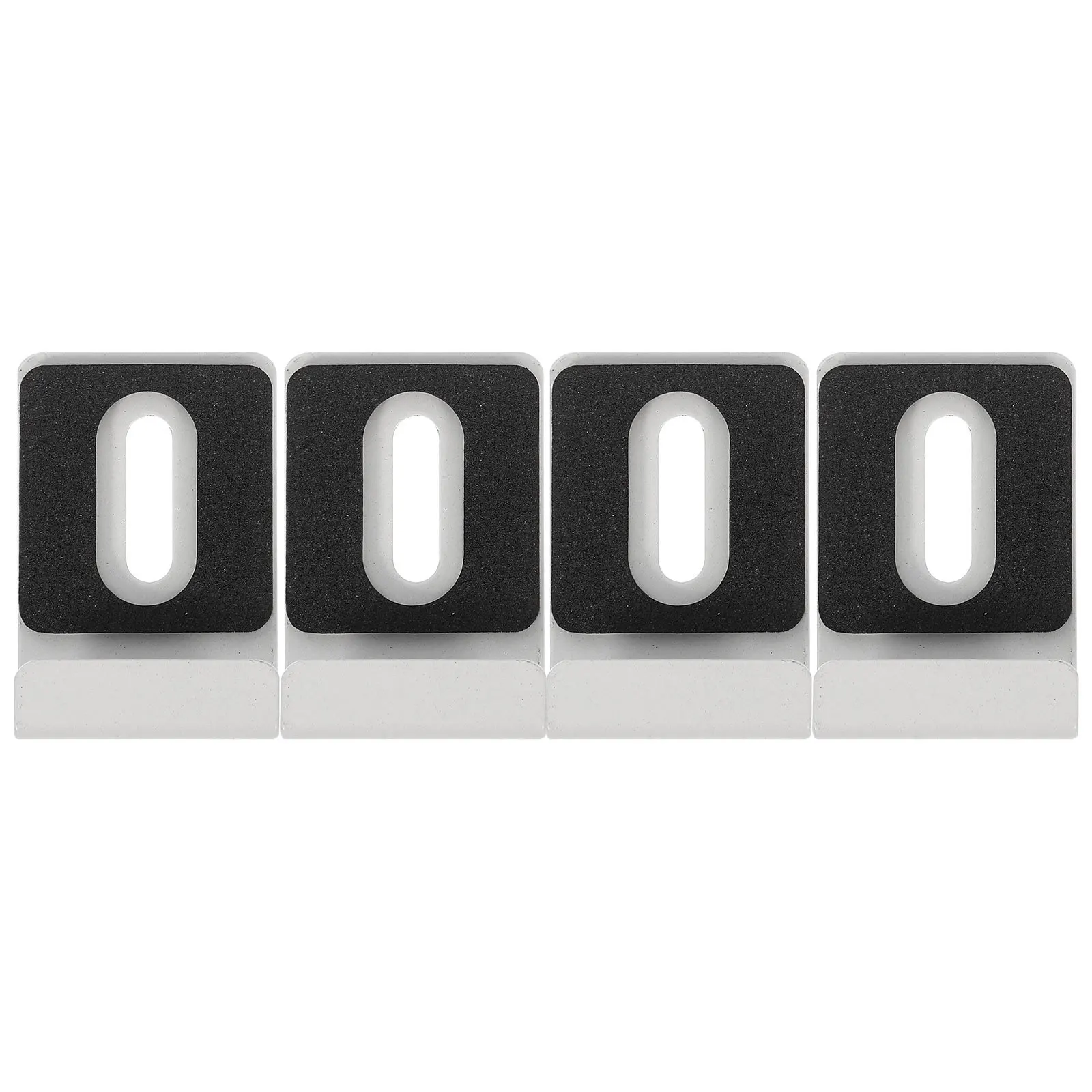 4 قطعة مقاطع حامل المرآة جدار فولاذي مقاوم للصدأ تصاعد الأجهزة للمرايا بدون إطار الحديثة ديكور الحمام الاستخدام