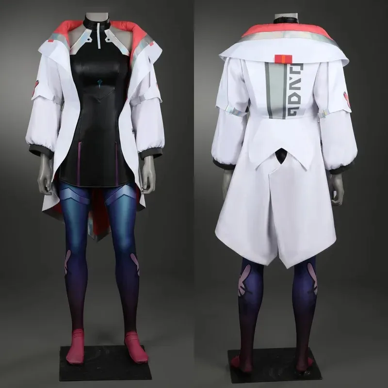 LOL تأثيري حلي أورورا الأرنب فتاة الزي قبعة عيد الميلاد السنة الجديدة كوميك كون فستان مخصص الحجم ob;8 #1