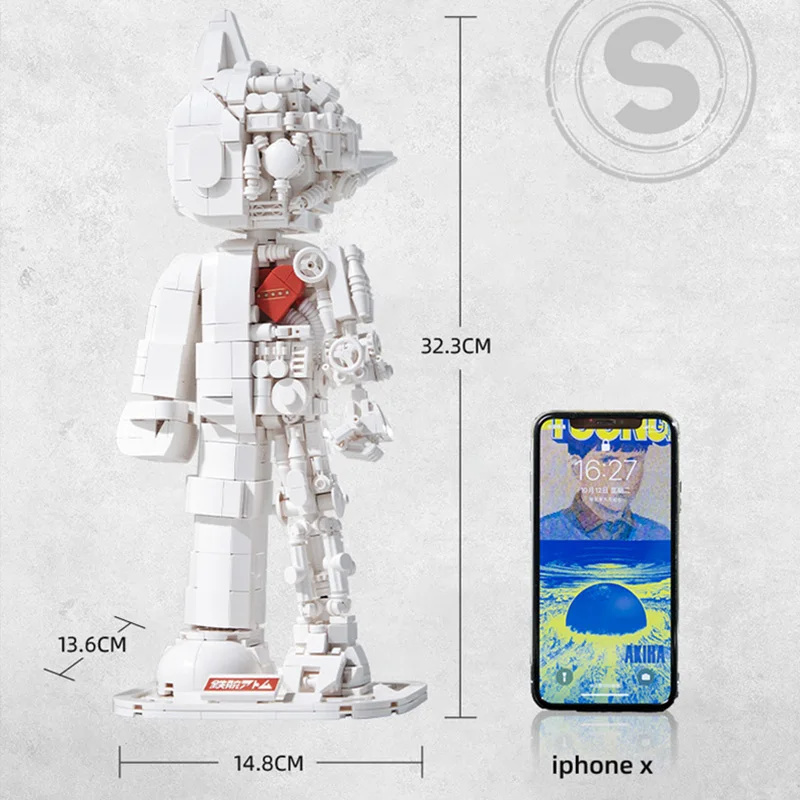 مكعبات بناء بانتاسي، تماثيل رسمية قابلة للجمع، لعبة بوب لتعزيز الذكاء للأولاد، نموذج روبوت للأطفال