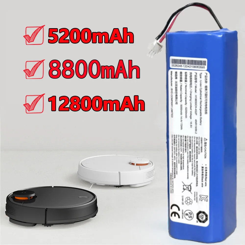 Original 5200mAh Lithium-ion Replacement Battery Accessory for Lydsto R1 and Rodmi Eve Plus Viomi S9 Rechargeable Battery