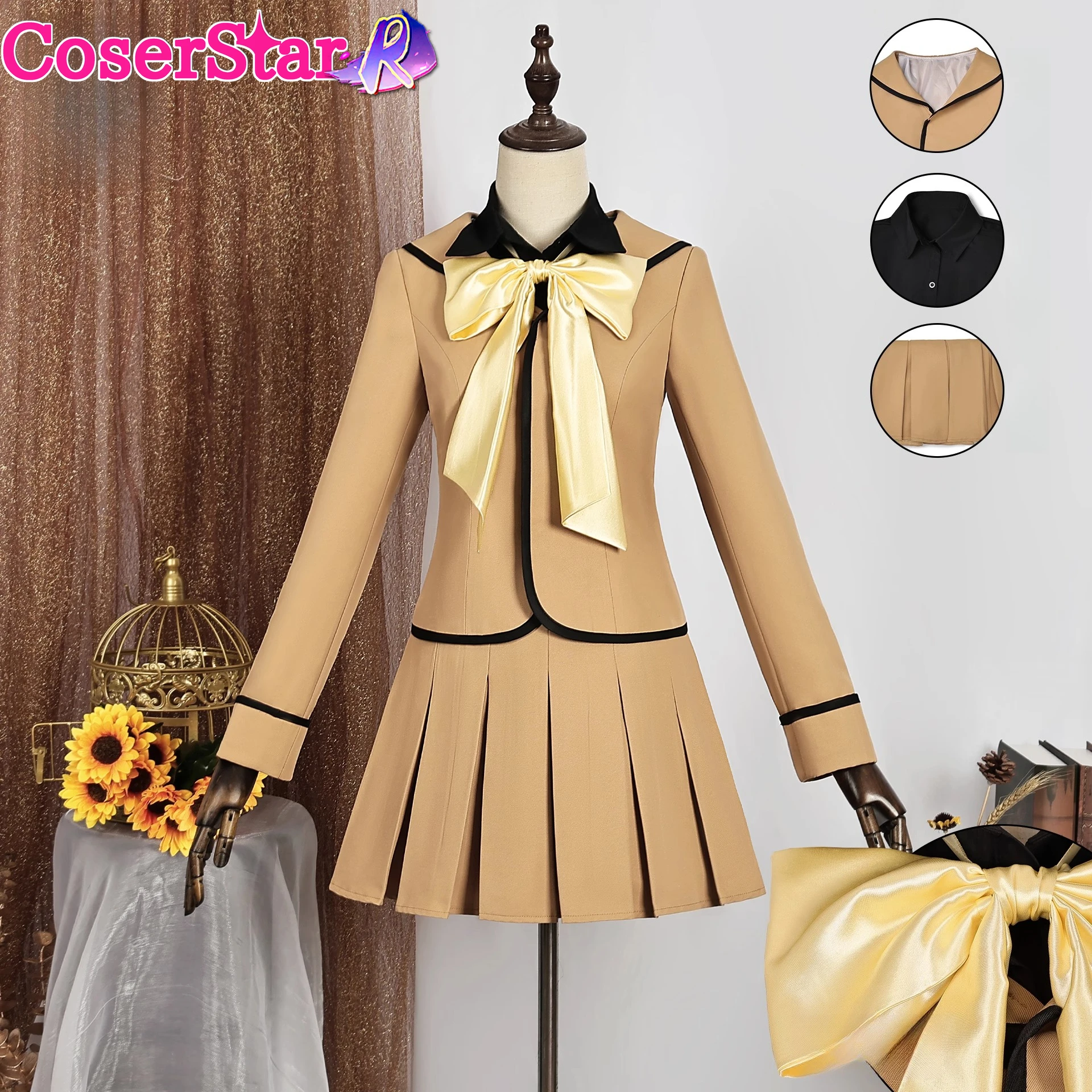 

CoserStar-R Kamisama Love Kamisama kiss Momozono Nanami Cosplay Costume Dress Role Play Halloween Party Uniform