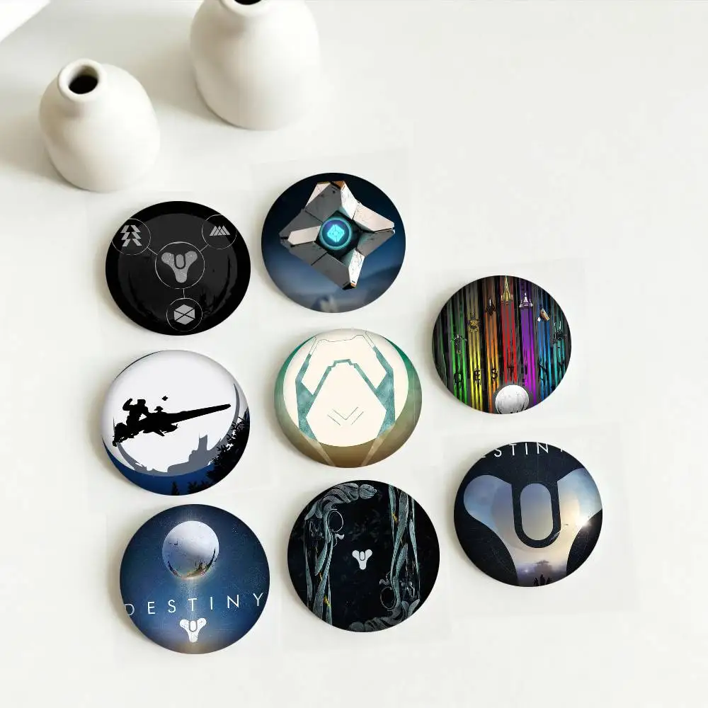 Game D-Destiny 25mm 32mm 44mm 58mm 75mm Brooches Badges Pins for Accessories Gift