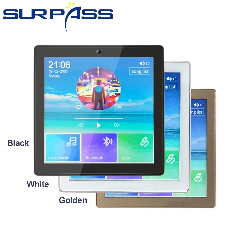 Inteligentny domowe Audio 4*20W BT wzmacniacz ścienny nagłośnienie dźwięk radia odtwarzacz System PA głośnik sufitowy tanie zestaw głośnik