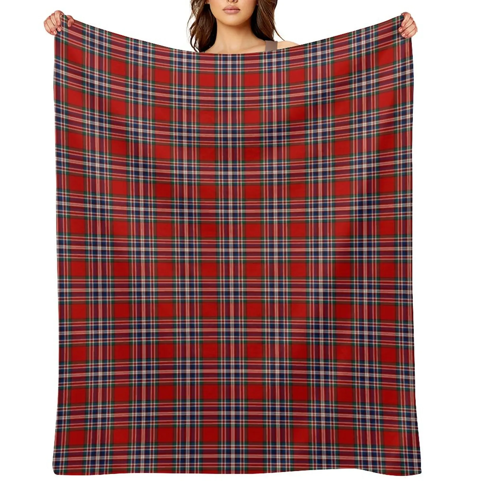 Clan MacFarlane Tartan Throw Blanket Luxury Sofa Thin blankets ands Blankets