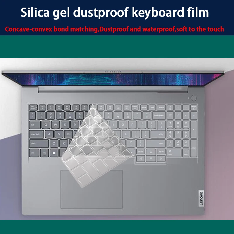 

Силиконовая пленка для клавиатуры ThinkBook 16 G9 IRL ThinkBook 16 Gen9, пленка для экрана компьютера HD, закаленная пленка, матовая пленка, антисиняя пленка