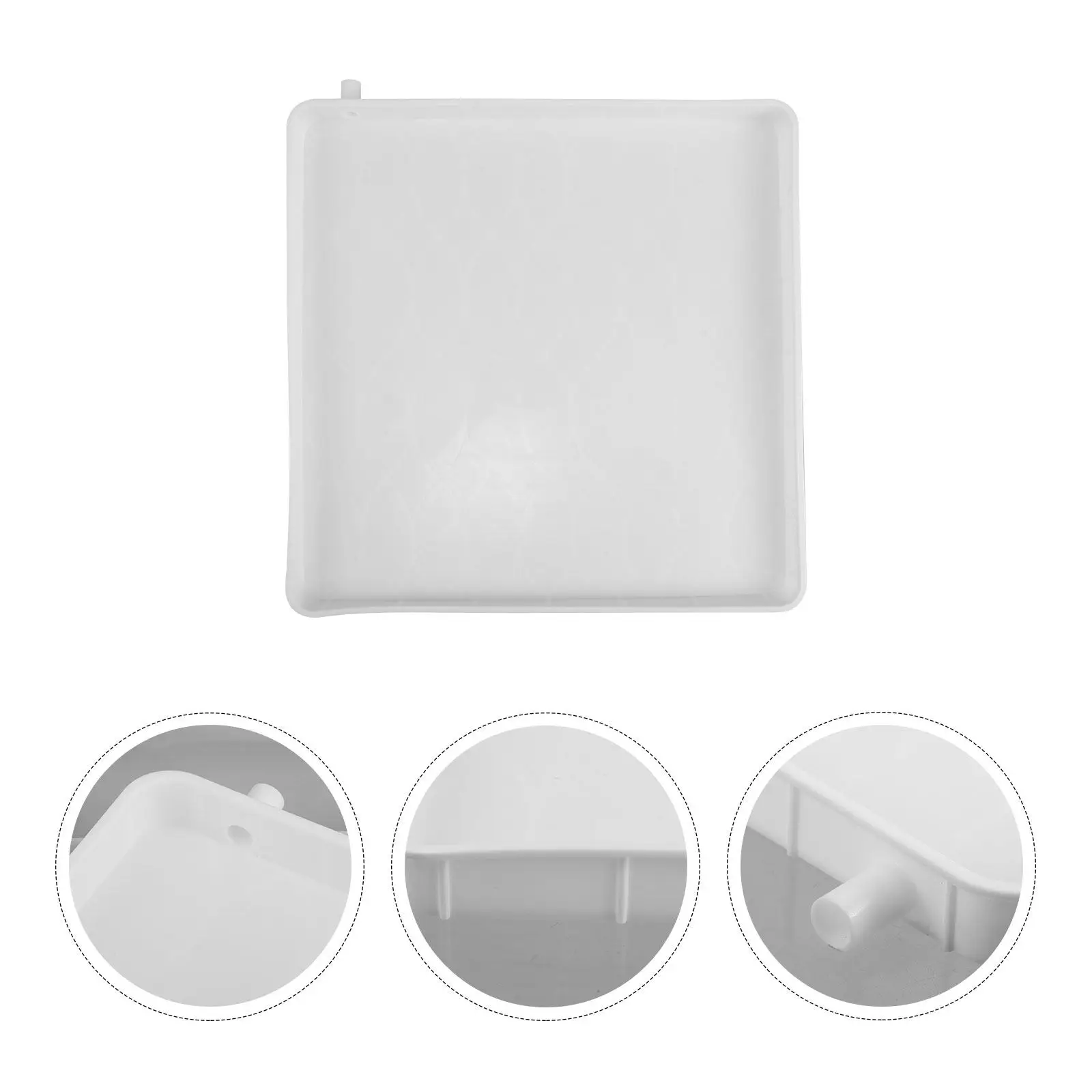 Air Conditioner Drip Tray Pan Plastic Condensate Drainage Tray Dripping Catcher Collection Tray with Rolled Edges