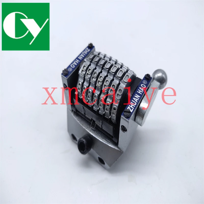 5 Pieces High Quality Vertical Numbering Machine 7 Digits 3 Digit Sink For GTO Offset Press Counterclockwise Jump 0.9.8.7..