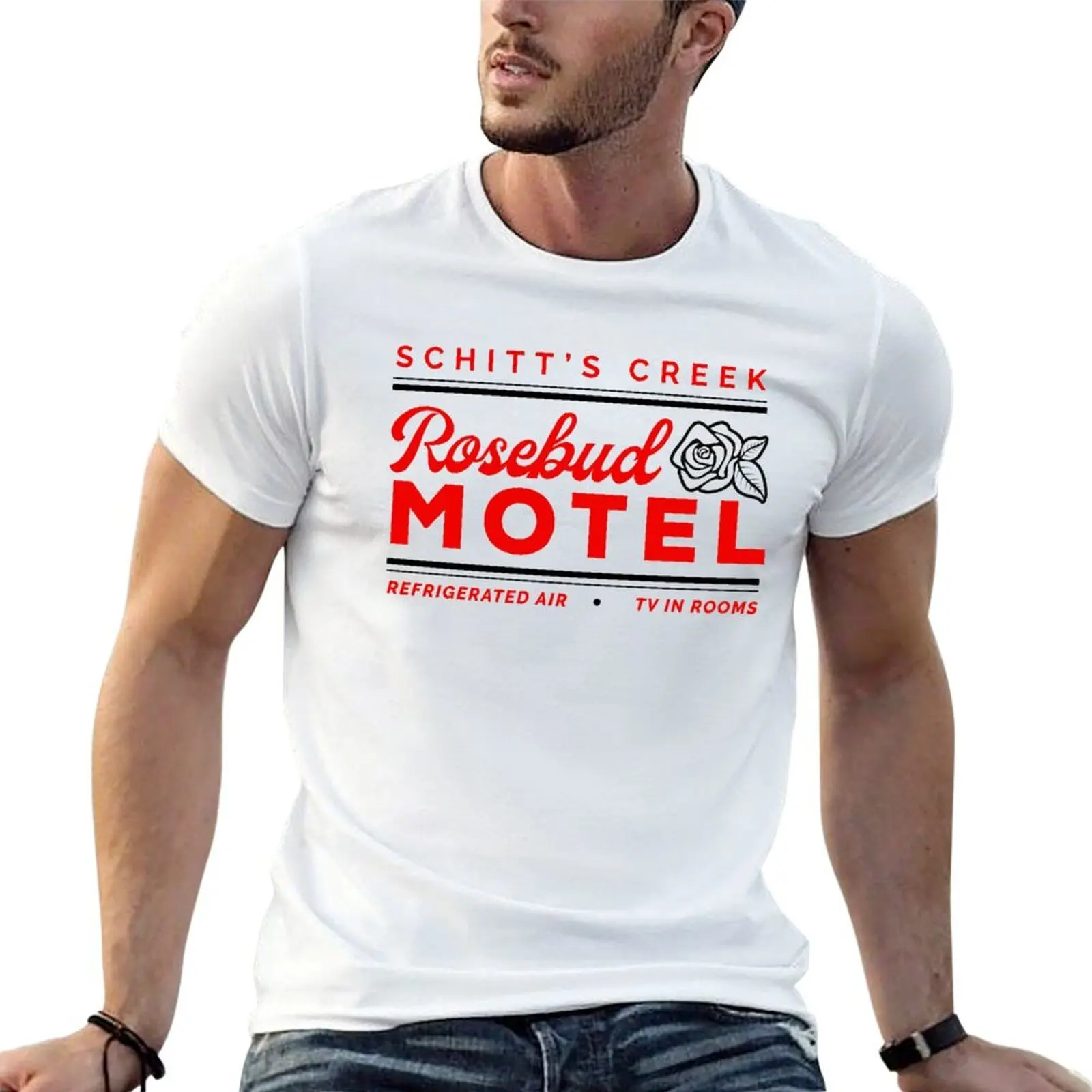

Rosebud Motel T-Shirt funny t shirts cotton t shirt men 100% cotton luxury brand t shirt man designer T-shirt