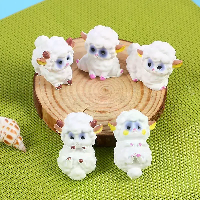 Cute Lamb Silicone Candle Mold Cartoon Sheep Epoxy Resin Crafts Plaster Animal Mould DIY Scented Candle Table Decor