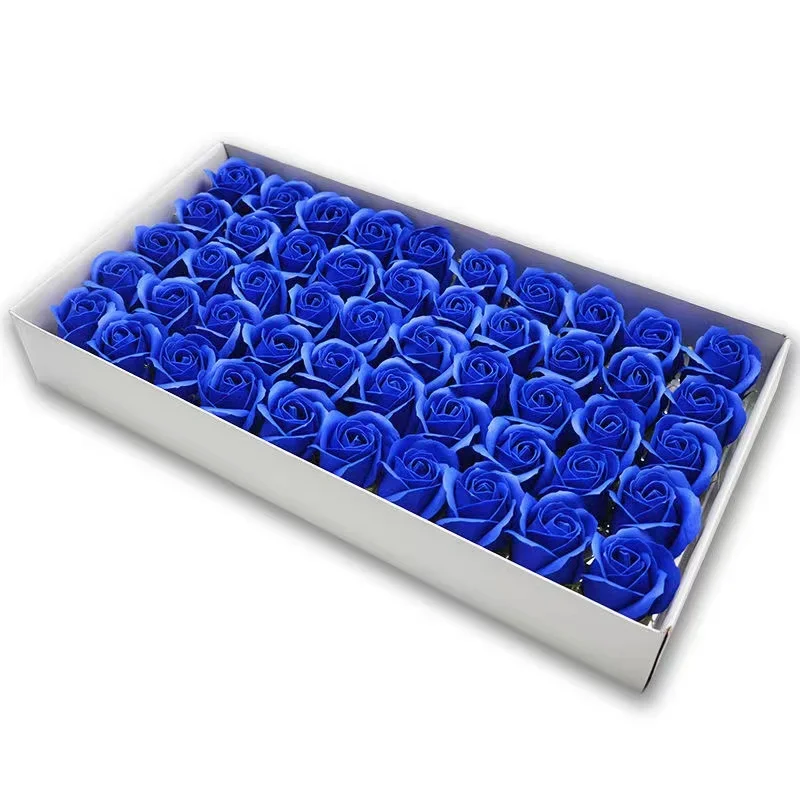 Spilewka 50 teile/los Künstliche Blume Rosen Köpfe Dia4,5 cm Schönheit Hochzeit Valentinstag Geschenk Rosen Bouquet Home Party Dekoration Blumen 3