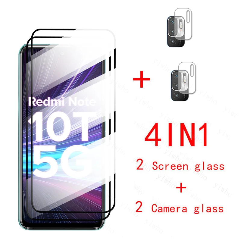 

Redme Note10 Protective Glass for Xiaomi Redmi Note 10t 5g 10 Pro 10pro 10s Camera Screen Protector Redmy Note10t Glass Film